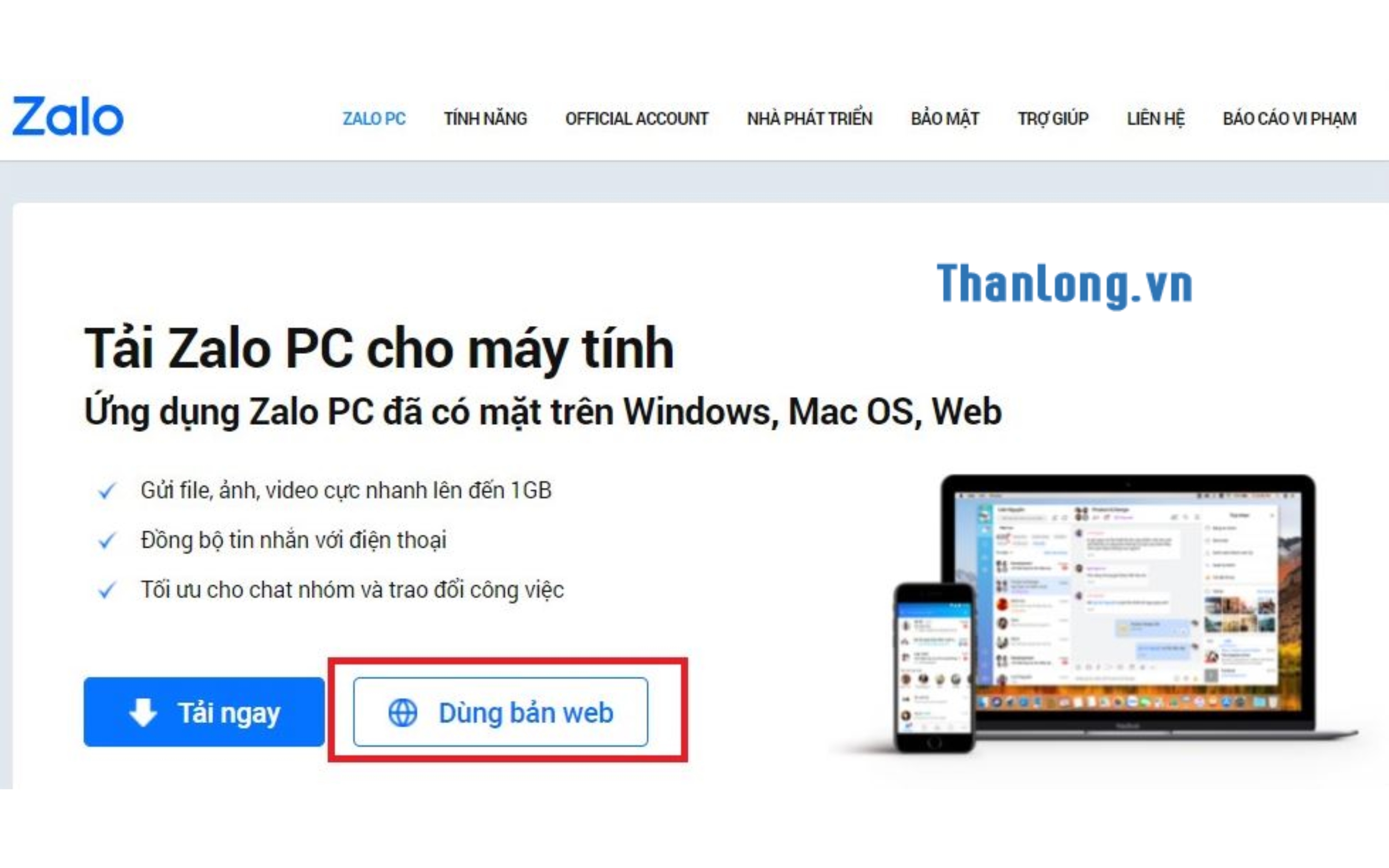 Download Zalo - Nhắn gửi yêu thương