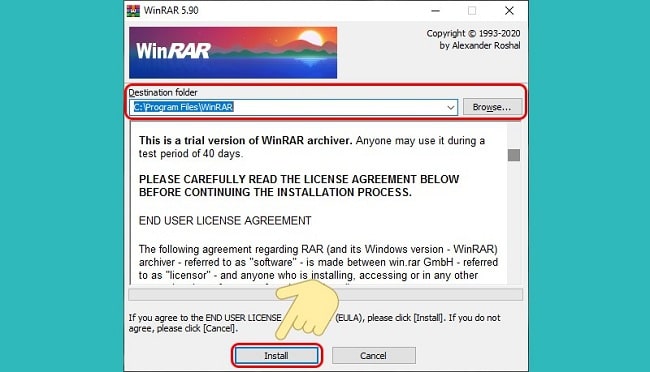 Hướng dẫn cài đặt WinRar