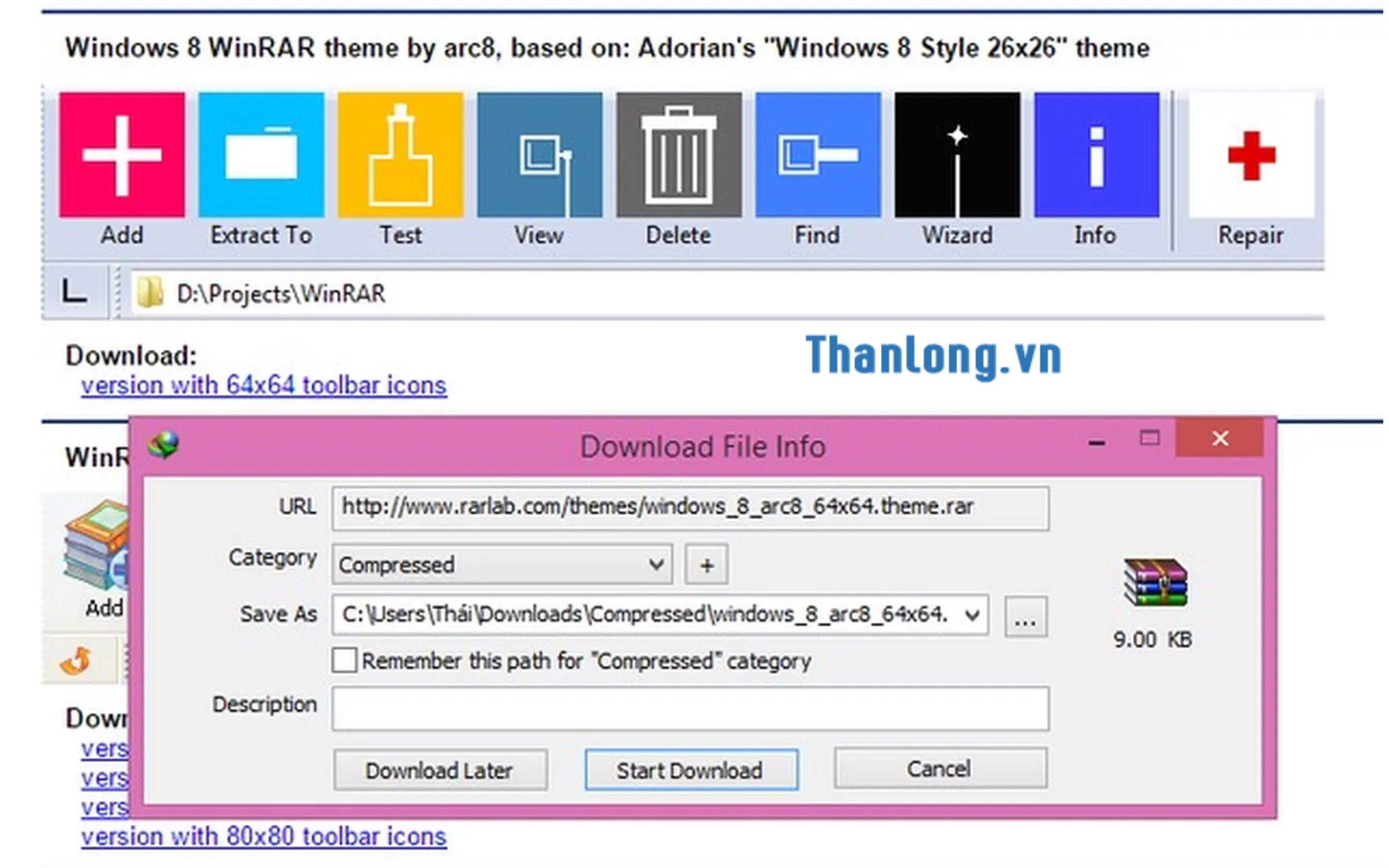 Download winrar để vào giao diện này