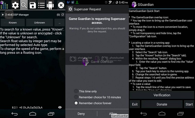 Các bước cài đặt phần mềm Game Guardian