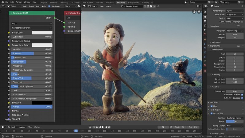 Phần mềm edit Video Blender