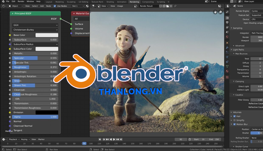 phần mềm edit video blender