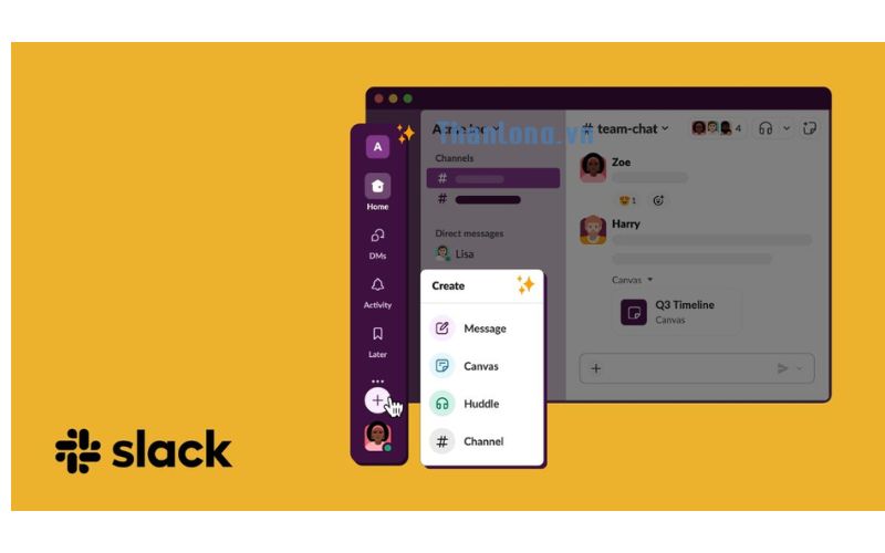 Phần mềm slack