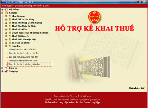 tính năng chính tải phần mềm kê khai thuế
