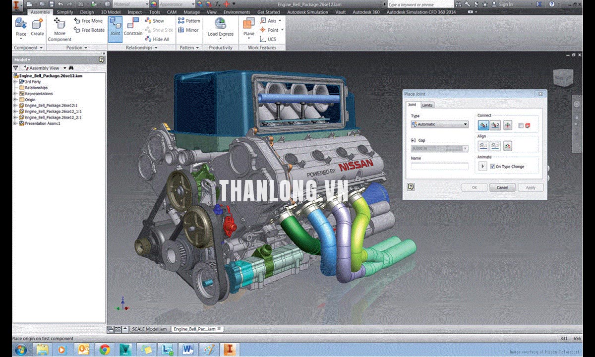 Giao diện chính của Autodesk Viewer