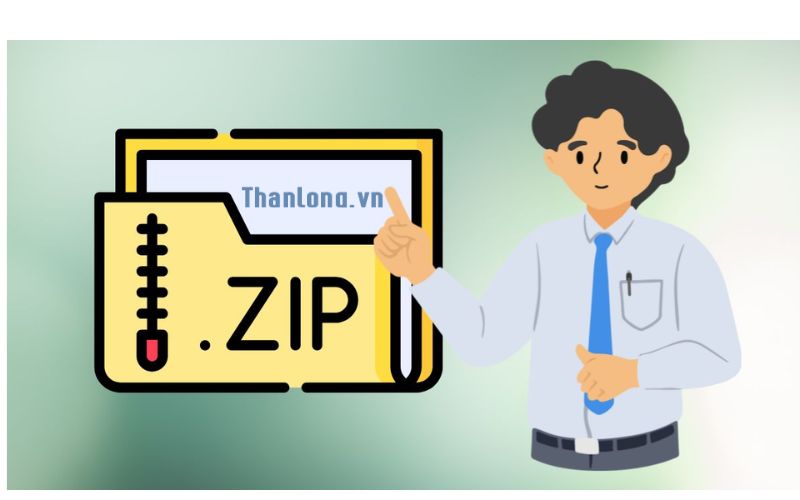 hướng dẫn giải nén file .zip