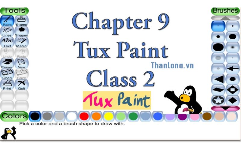 cách tải phần mềm tux paint