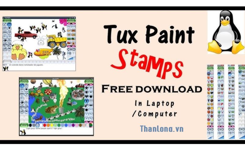 cách tải phần mềm tux paint