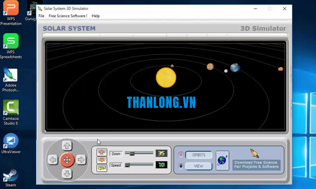 Hướng dẫn tải phần mềm Solar System