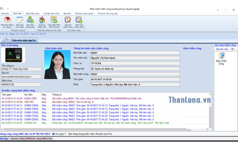tải phần mềm chấm công