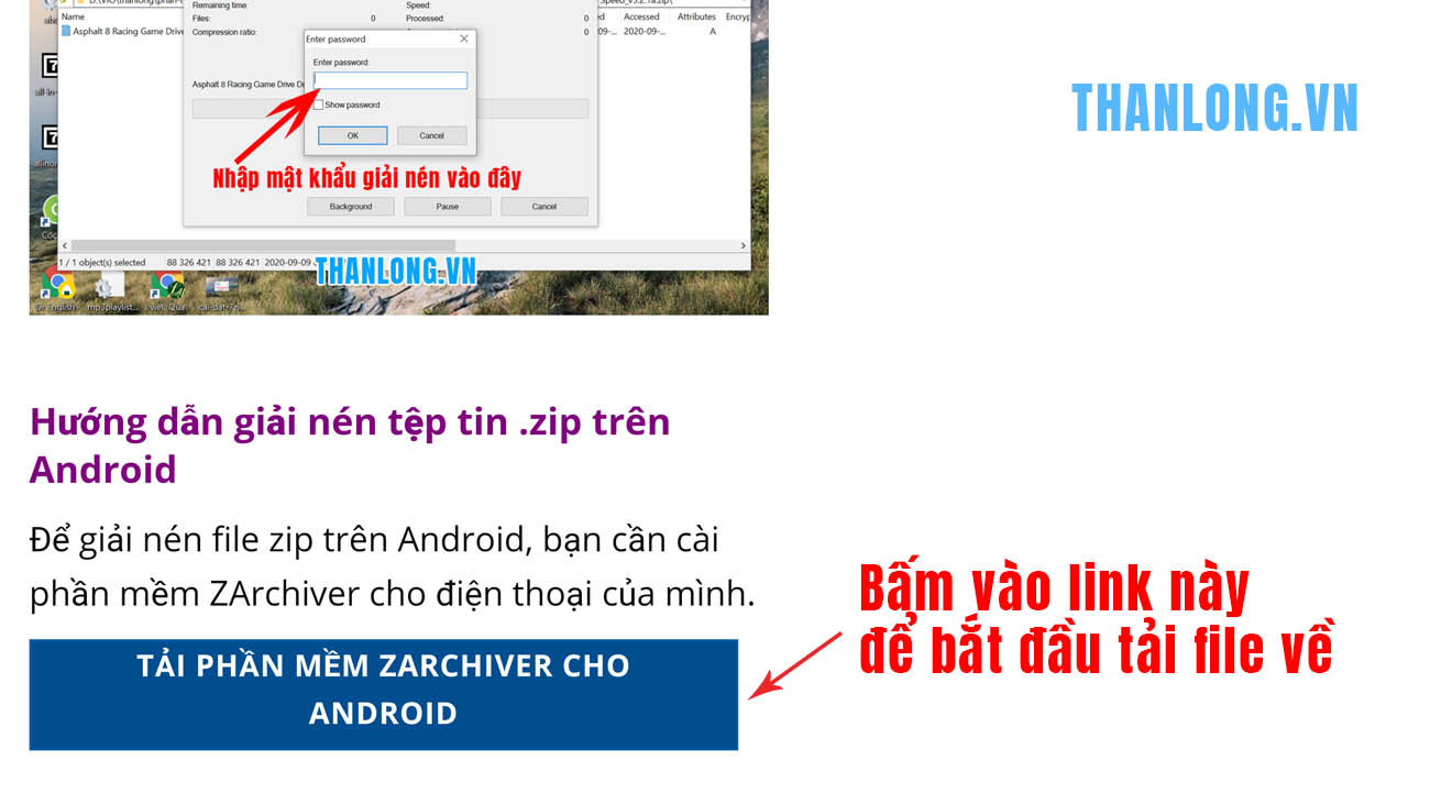 chọn tải zarchiver