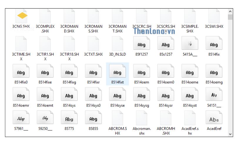 font cad full