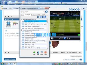 Hướng dẫn xem các trận đấu trên sopcast