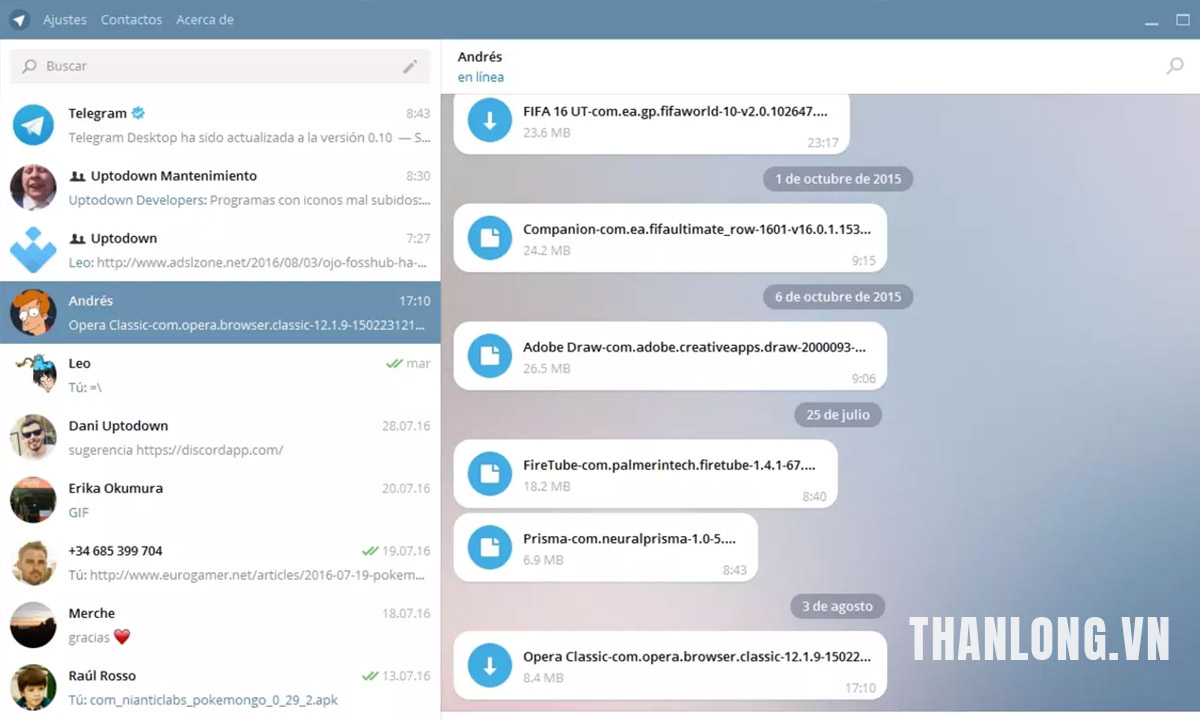 download telegram cho máy tính