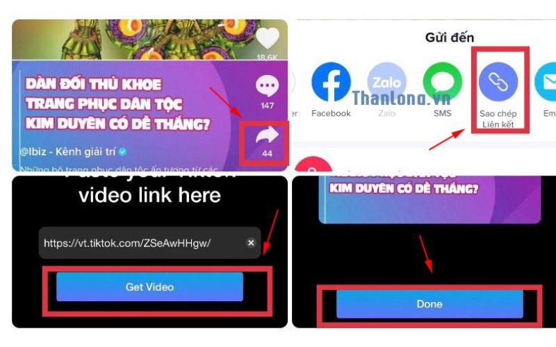 video tiktok không có logo