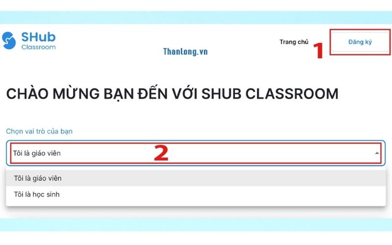 cách tải shub classroom