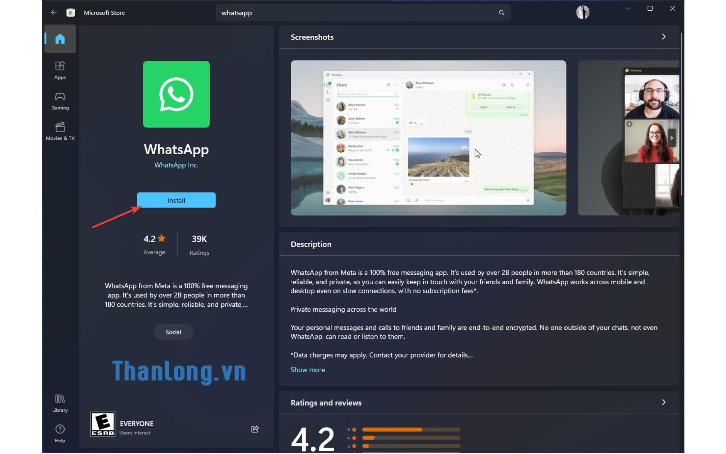 tải whatsapp web cho máy tính