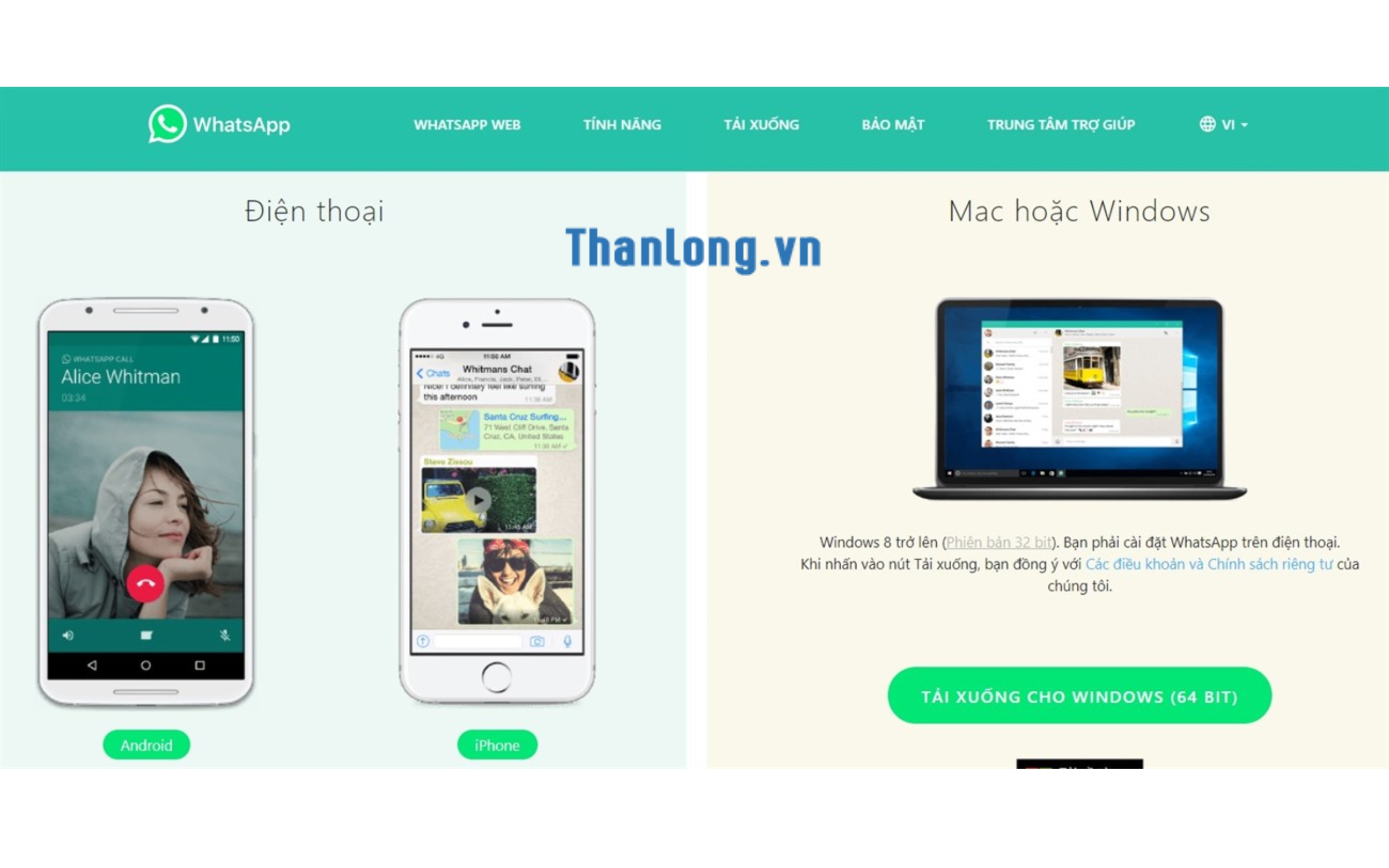 tải whatsapp web cho máy tính