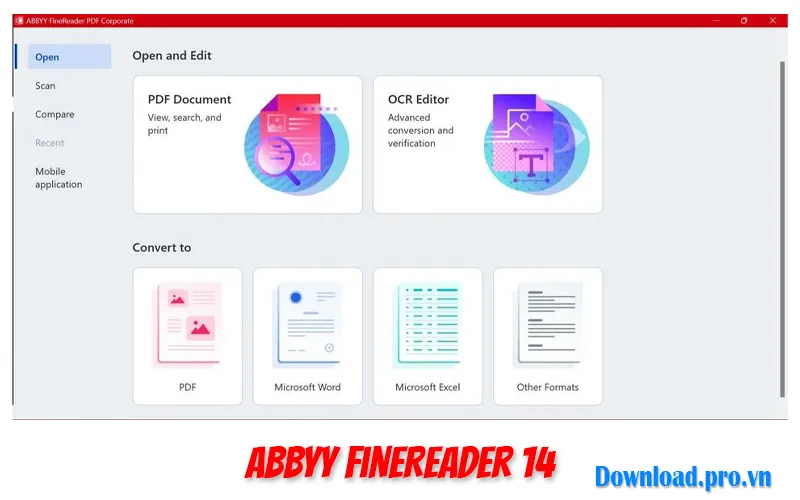 So sánh ABBYY FineReader 14 với các phiên bản trước