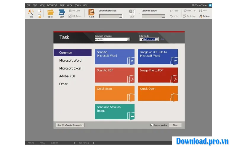 Tải và cài đặt ABBYY FineReader 14