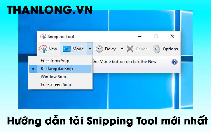 Cách tải snipping tool