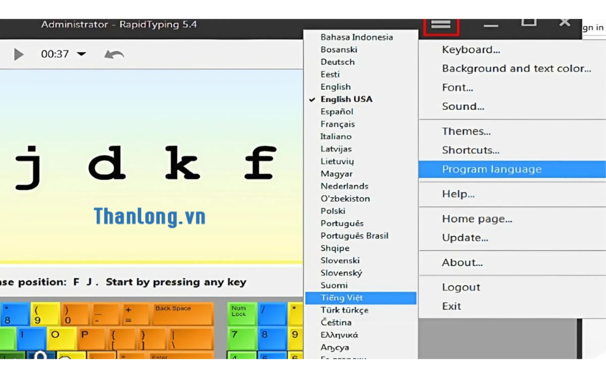 tải phần mềm rapid typing