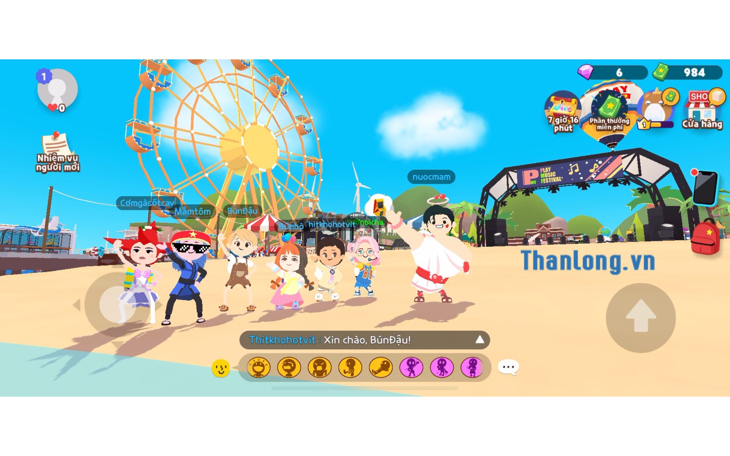 Tải game Play Together để thoả sức sáng tạo cùng bạn bè