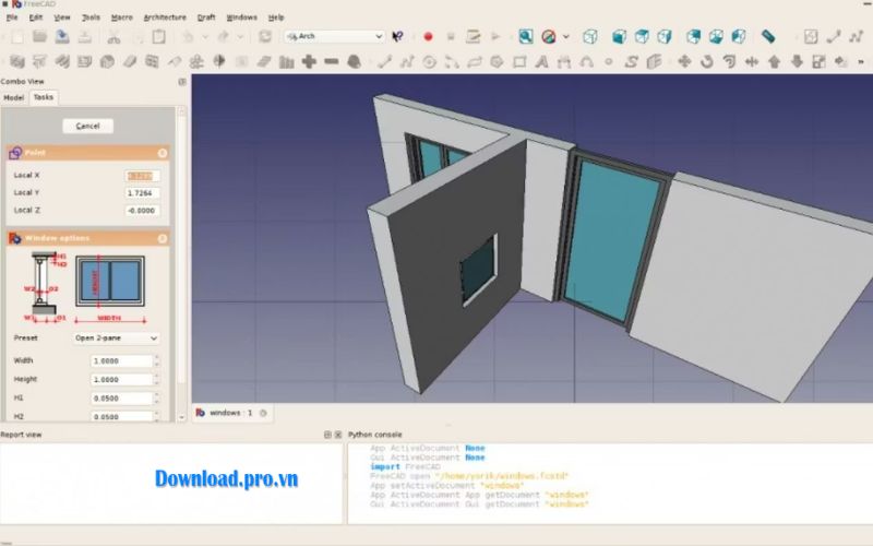 Phần mềm FreeCAD