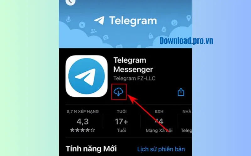 Cách tải Telegram trên máy Iphone - IOS