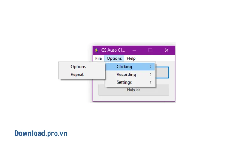 Settings GS-Auto-Clicker