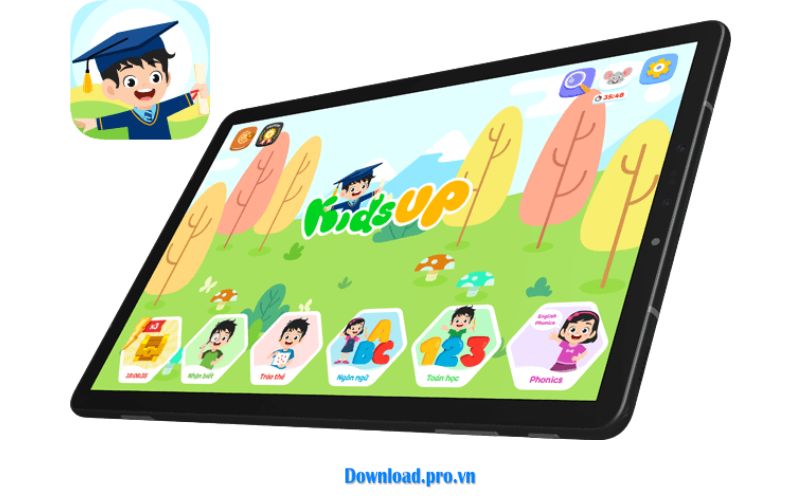 Phần mềm Kidsup tốt cho trẻ em