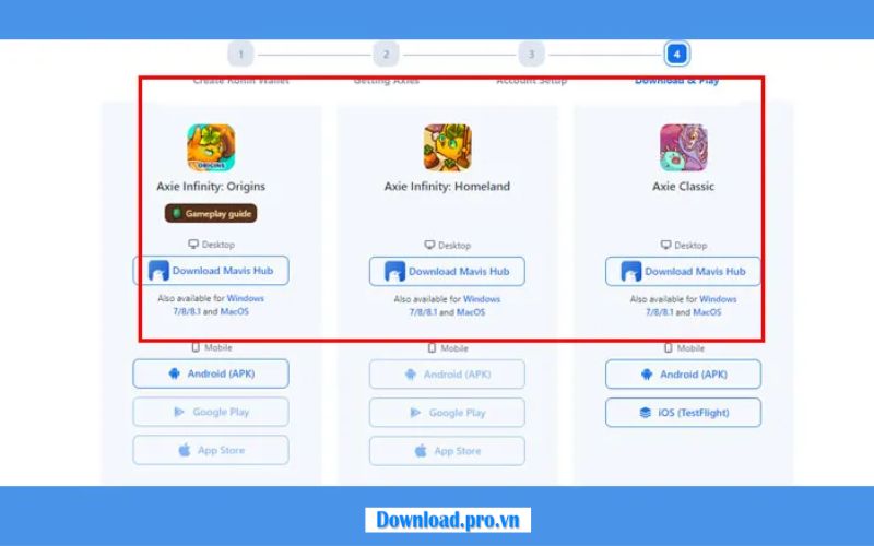 Hướng dẫn tải Axie Infinity trên máy tính