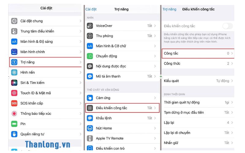 Ghi lại thao tác chạm để tạo cử chỉ Auto Click trên iPhone.