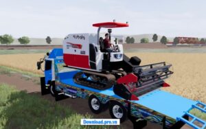 Tải Game máy cắt lúa Kubota 105X