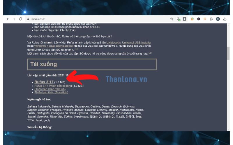 Tải Rufus miễn phí