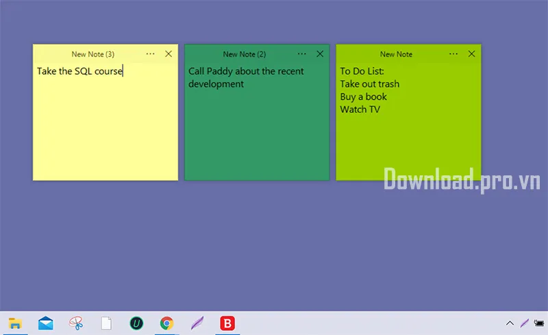 Cách Download Sticky Notes đơn giản, nhanh chóng