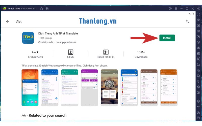 Tải TFlat cho Windows (PC/Laptop) qua trình giả lập Android
