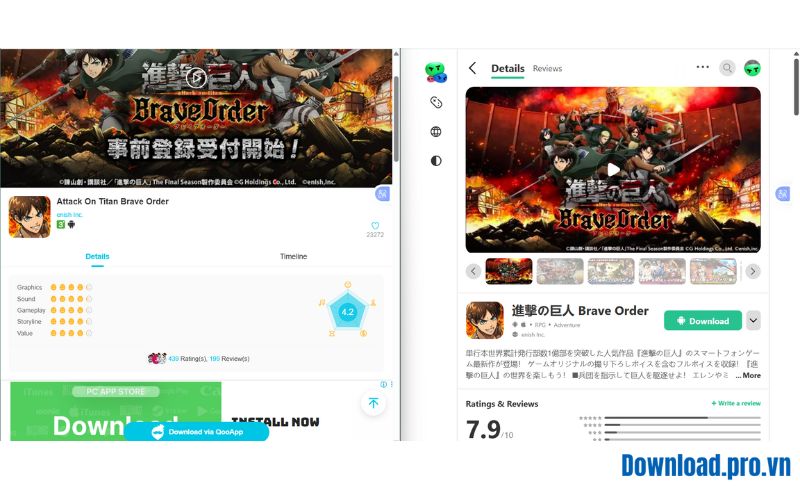 tải game attack on titan 3D