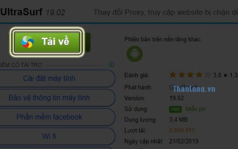tải ultrasurf