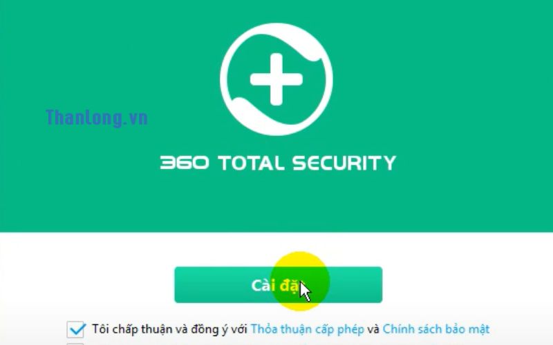 cài đặt phần mềm diệt virus 360 total security