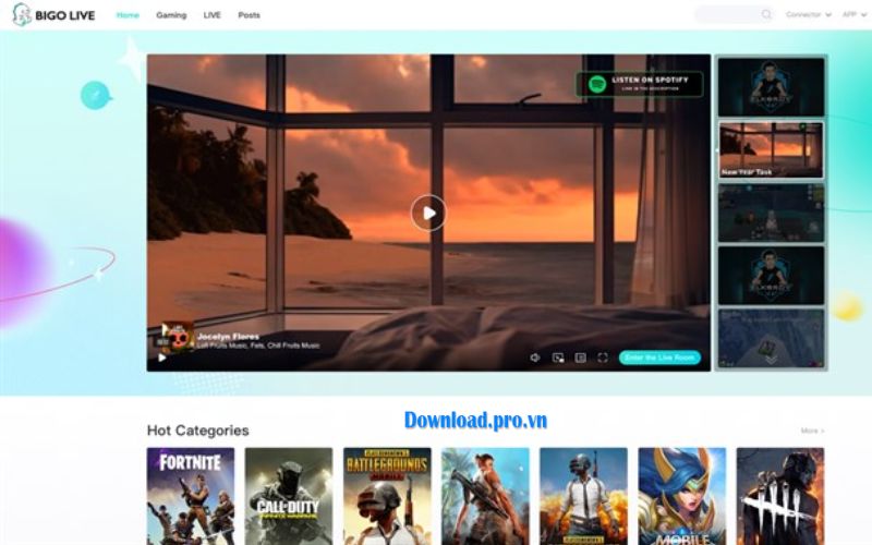 Giới thiệu phần mềm Bigo Live