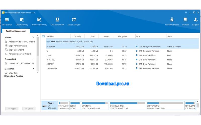 Khôi phục dữ liệu bị xóa hoăc đã mất