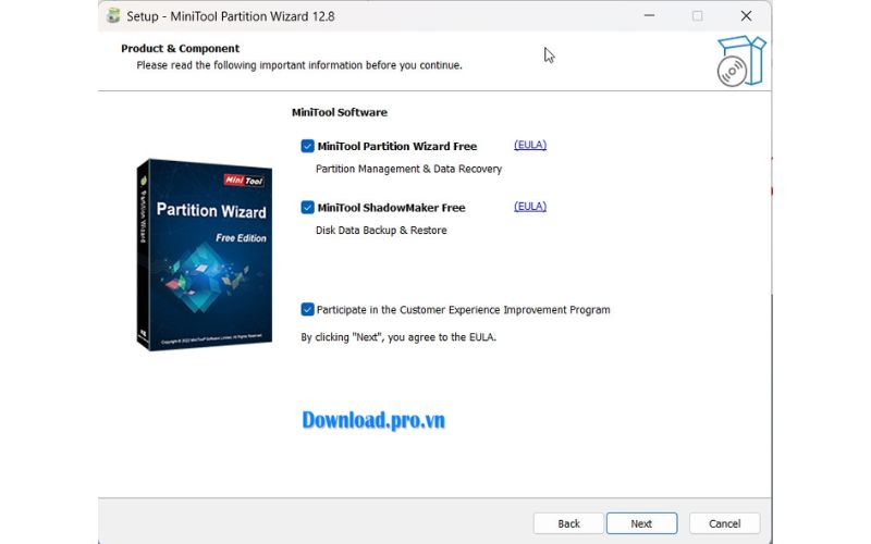 Hướng dẫn download Minitool Partition Wizard free