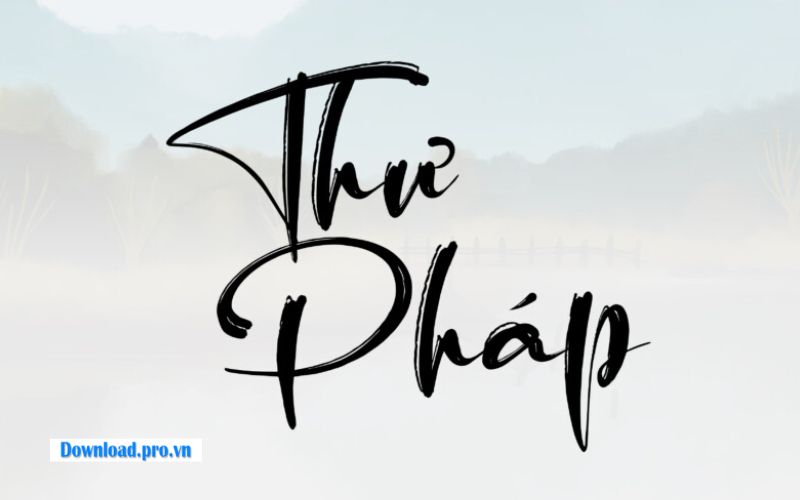 Đặc điểm của font chữ thư pháp