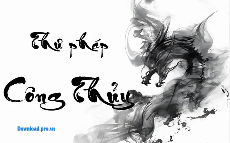 Font chữ Công Thuỷ