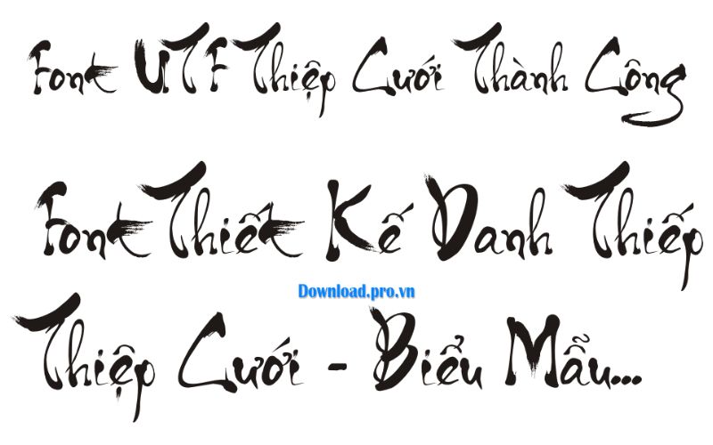 Font chữ Thành Công 