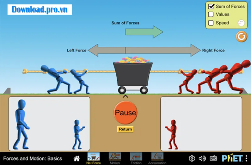 Hướng dẫn cách sử dụng phần mềm PhET