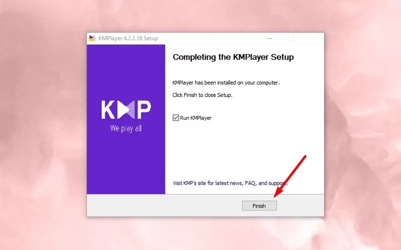 Hoàn tất cài đặt