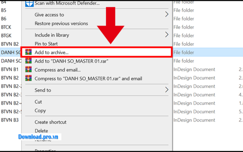 Bước 2: Giải nén file tải xuống