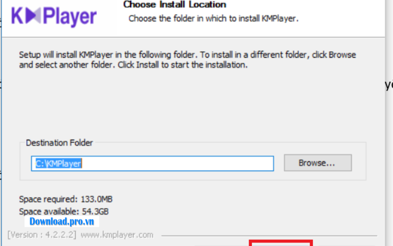 Bước 6: Chọn thư mục cài đặt